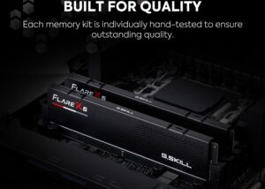G.SKILL Flare X5 Series AMD EXPO 32GB (2 x 16GB) 288-Pin PC RAM DDR5 6000MT/s Desktop Memory Model CL36-36-36-96-FX5 UDIMM - Matte Black