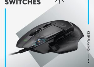 Redesigned DPI-shift button: This wired optical gaming mouse features a reversible and removable DPI-shift button for precise customization depending on your grip and preference