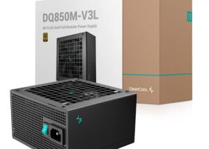 DeepCool DQ850M-V3L, 850 Watt, 80 Plus Gold Fully Modular Power Supply/PSU for Gaming PC - R-DQ850M-FB0B / 850 Watt Gold Fully Modular PSU
