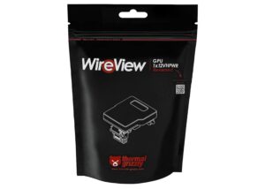 Thermal Grizzly - WireView - 1x12 VHPWR Reversed- GPU Power Consumption Measuring Device - PCIe Power Connector - Real Time Direct Monitoring