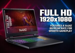 Acer Nitro 5 Gaming Laptop, 15.6" IPS FHD 144Hz, 13th Gen Intel Core I9-13900H, Nvidia GTX 4050, 16GB DDR5, 1TB SSD ,Wi-Fi 6,  4-Zone RGB KB, Windows 11 Home