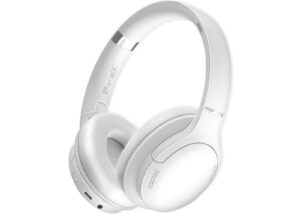 Promate LaBoca-Pro Wireless Headphones White High Fidelity Over-Ear ; HD SOUND QUALITY ; FLIP & FOLD DESIGN ; BOTH WIRELESS OR WIRED MODE ; LIGHTWEIGHT