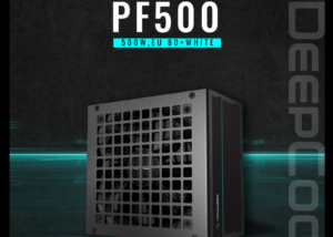 Deepcool PF500, 500 Watt, 80 Plus Standard Power Supply/PSU for Gaming PC - Black - R-PF500D-HA0B
