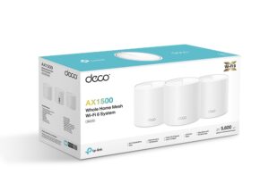 TP-LINK AX1500 Whole Home Mesh Wi-Fi 6 System Deco X10, Pack of 3 , Dual Band, OFDMA & MU-MIMO