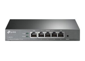 TP-LINK Load Balance Broadband Router TL-R470T+ ; Up to 4 WAN ports, PPPoE Server, Marshals bandwidth resource