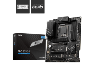 MSI Motherboard PRO Z790-P Support Intel® Core™ 14th/ 13th/ 12th Gen Processors for LGA 1700 socket - DDR5 Memory, Dual Channel DDR5 7000+MHz (OC) - PCIe 5.0 slot, Lightning Gen 4 x4 M.2, USB 3.2 Gen 2x2 Motherboard DDR5 14th 13th 12th Gen