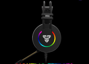 FANTECH HG23 OCTANE 7.1 RGB Gaming Headset - Extra Large Around Ear -  Foldable Microphone With Noise Cancellation - Software Controls - Adjustable Headband 7.1 RGB Gaming Headset Around Ear