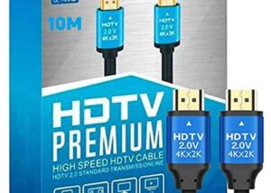 4K High Speed HDMI 2.0 Cable “Ultra”- HDMI 2.0 -Gold Plated-High Speed Data 18Gbps, 3D, 4K, HD 2160p - 10 Meter 4K High Speed HDMI 2.0 Cable