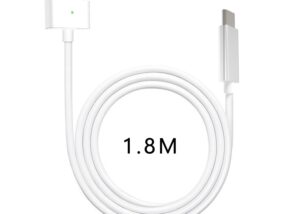 Magnetic Cable USB Type-C to MagSafe 2 (T-Tip) Charging Cable for Apple MacBook - Rapid charging - 1.8m - Supports up to 87W power delivery MagSafe 2 Charging Cable USB Type-C