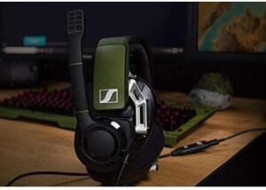 Sennheiser GSP 550 PC Gaming Headset with Dolby 7.1 Surround Sound, Flip-to-Mute microphone, USB connectivity for Dekstop and Laptop compatibility, Open-back ear cups, breathable fabric Headset, black PC Gaming Headset with Dolby 7.1