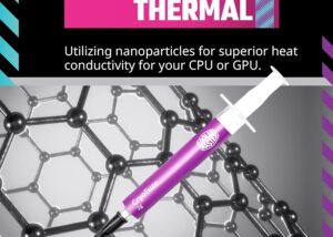Cooler Master CryoFuze Ultra-High Performance Thermal Paste, Nanoparticles, CPU/GPU Conductivity W/m.k= 14m, Non Corrosive, Temp -50°C up to 250°C for CPU and GPU Coolers  Cooler Master High Performance Thermal Paste