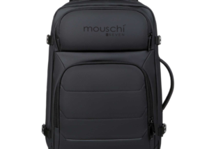 mouschi B-Seven 17″ Laptop Backpack ; Waterproof ; Large Capacity  ; Multifunctional Heavy Duty Backpack ; Smart Anti-theft Pockets ; Laptop Protective Padding - BLACK 17″ Laptop Backpack Waterproof Heavy Duty