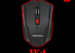 FANTECH RAIGOR W4 Wireless 2.4GHZ Pro Gaming Mouse - 2000 DPI - PIXART GAMING SENSOR - 6 BOTTONS - 3M LONG LASTING SWITCHES - BLACK & RED Wireless 2.4GHZ Gaming Mouse 6 BOTTONS