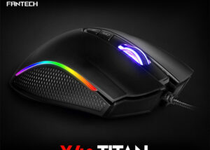 FANTECH X4s Macro Pro Gaming Mouse - Programable - RGB RUNNING CHROMA -  Wired 1.8m braided Cable - Metallic Roller - USB Interface - RGB BLACK Wired Programable Pro Gaming RGB Mouse