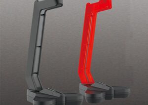 FANTECH AC3001 Tower Headset Stand , Headphone Holder,  ANTI-SLIP TRIANGULAR BASE , Available in two colors : " full black"  or " red & black"   Tower Headset Stand Headphone Holder