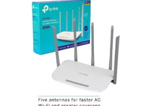 TP-Link Archer C60 AC1350 5 Antenna Dual Band Wireless, Wi-Fi Speed Up to 867 Mbps/5 GHz + 450 Mbps/2.4 GHz, Supports Parental Control, Guest WiFi, MU-MIMO Router, Qualcomm Chipset- White 5 Antenna Dual Band MU-MIMO Router