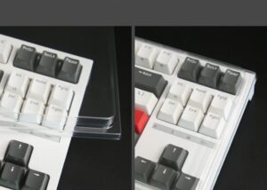 RK ROYAL KLUDGE R87 Wired Mechanical Keyboard Tenkeyless TKL 87 Key RGB Backlit Hot-swappable Gamer Keyboard Customized Keycaps with Dust Cover Brown Switch - White Mechanical Keyboard Brown Switch Tenkeyless White