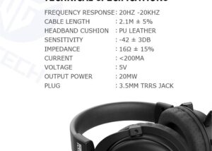 FANTECH MH82 ECHO MULTI PLATFORM GAMING HEADSET | OVER-EAR DESIGN | DETACHABLE MICROPHONE | LIGHTWEIGHT | 3.5mm TRRS Jack FANTECH ECHO MULTI PLATFORM GAMING HEADSET