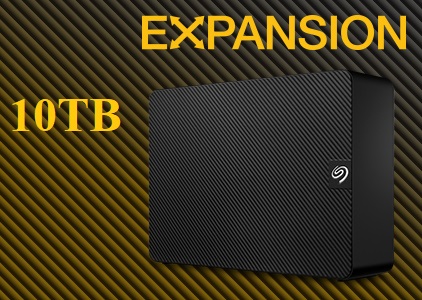 Seagate 10TB External Hard Drive HDD Seagate Expansion 10TB External Hard Drive HDD - USB 3.0, with Rescue Data Recovery Services - Windows and Mac Compatibility - Drag-and-drop File Saving (STKP10000400) 