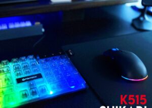 Fantech Shikari K515 RGB Wired Gaming Keyboard with 6 Keys Advance Anti-Ghosting | Transparent cover & Keycaps | 104 Keys Membrane Switch  Shikari K515 RGB Wired Gaming Keyboard