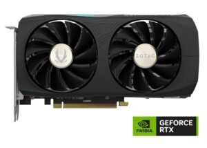 ZOTAC GAMING GeForce RTX 4070 SUPER Twin Edge OC DLSS 3 12GB GDDR6X 192-bit 21 Gbps PCIE 4.0 Compact Gaming Graphics Card, IceStorm 2.0 Advanced Cooling, SPECTRA RGB Lighting, ZT-D40720H-10M RTX 4070 SUPER Twin Edge OC