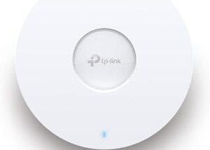TP-Link EAP613 Wireless Access Point w/o DC Adapter | Ultra-Slim | Omada True Wi-Fi 6 AX1800 | Mesh, Seamless Roaming, WPA3, MU-MIMO | Remote & App Control | PoE+ Powered | Multiple Controller Options TP-Link Wireless Access Point DC Adapter