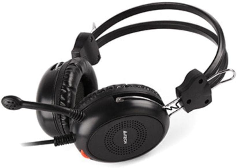 A4TECH HS-30 ComforFit Stereo Headset in Black - Headband Wearing style - Wired 2m Cable length A4TECH HS-30 ComforFit Stereo Headset in Black