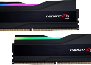 G.SKILL Trident Z5 RGB Series (Intel XMP 3.0) DDR5 RAM 32GB (2x16GB) 7200MT/s CL34-45-45-115 1.40V Desktop Computer Memory UDIMM (‎F5-7200J3445G16GX2-TZ5RK) RAM 32GB DDR5 7200MT/s CL34 RGB