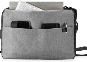 Laptop Hand Bag – HP 15.6 Signature II Slim Topload – Metro Chic Style –  Reinforced P adding for Protection – Pockets within Pockets -Grey  Laptop Hand Bag HP 15.6 Signature