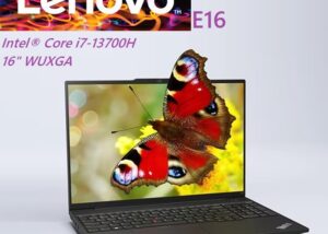Lenovo ThinkPad E16 Intel® Core™ i7-13700H | 16" WUXGA IPS 300nits Anti-glare| Iris® Xe Graphics |  16GB Soldered DDR4-3200 | 512GB SSD | FHD 1080p Camera | (HD) Audio Chip  | Wi-Fi® 6 | DOS | 21JN00CKGP Lenovo i7 13TH 16" 16GB 512GB