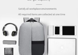 Laptop Backpack Waterproof GREY University School Laptop Backpack - Holds up to 15.6" Laptops & Tablets - Waterproof - Ergonomic Softback - Electronics Impact Protection - Oxford Material - Suitable for University , Collage , School - GREY GREY Ergonomic Waterproof 15.6" Laptop Backpack