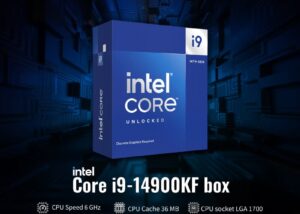 Intel Core i9-14900KF New Gaming Desktop Processor - Core i9 14th Gen 24-Core (8 P-cores + 16 E-cores)) LGA 1700 125W - Up to 6.0 GHz - Unlocked - Boxed CPU - BX8071514900KF Intel Core i9-14900KF 24-Core Boxed CPU