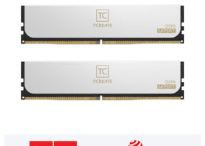 Team Group T-CREATE EXPERT 64GB (2 x 32GB) 288-Pin PC RAM DDR5 6000MHz (PC5 48000) |Timing CL 34-44-44-84 1.30V | Desktop Memory Model | INTEL AND AMD COMBINATION | CTCWD564G6000HC34BDC01 | WHITE RAM DDR5 64GB 6000MHz  CL 34 WHITE