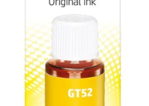 GT52 Yellow Refill Ink Bottle for HP DeskJet Gt5800 series , Tank 110 series , Tank 300 / 400 series , Smart Tank 500 / 600 series - 70 ml GT52 Yellow Refill Ink Bottle