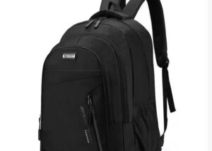 Travel Laptop Backpack – Water Resistant –  Large Capacity & Organized POCKETS  – Fits 15.6 Inch Notebook – Carry on Flight Approved -  For Travel University School Hiking Gym – BLACK Travel University School Hiking Laptop Backpack