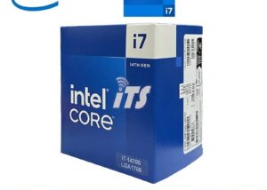 INTEL i7 14700 CPU 4.2GHz (5.4GHz Turbo) 14th Gen LGA1700 20-Cores 28-Threads 61MB 65W UHD Graphics 770 Retail Raptor Lake with Fan - BOX INTEL i7 14700 CPU with Fan