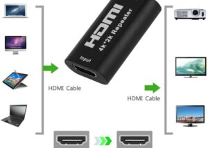 HDMI-REPEATER-UHD HDMI Repeater 4K UHD HDMI Female to Female HDMI Repeater 4K UHD HDMI Female to Female HDMI Supports 3D, 4K*2K, 1080P , Up to 40 Meters Lossless Transmission for Oculus Rift and More
