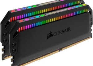 RGB RAM 32GB DDR4 3466 C16 1.35V  Corsair Dominator Platinum RGB RAM 32GB DDR4 3466 C16 1.35V  | PC4-27700 | 2x16GB - Black