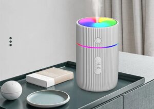 COLOR-HUMI-WH Air Humidifier Aroma Diffuser Freshener RGB Air Humidifier Aroma Diffuser Freshener Aroma | 2 Mist Modes | Breathing RGB Light | USB Power Source | White