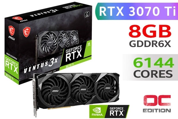 GeForce RTX 3070 Ti VENTUS 3X 8G OC