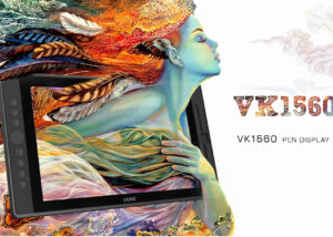 VK1560 VEIKK VK1560 Drawing Tablet Screen with Pen VEIKK VK1560 Drawing Tablet Screen with Pen 15.6 Inch HD IPS Graphic Monitor with 8192 Passive Battery Free Pen Pen Display for Sketch Teach Compatible with Windows Mac (92% NTSC 120% s RGB)