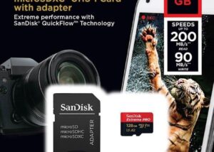 SDSQXCD-128G-GN6MA SanDisk 128GB Extreme PRO microSDXC UHS-I CARD SanDisk 128GB Extreme PRO microSDXC™ UHS-I CARD , 4K UHD Video Recording , A2-Rated , up to 200MB/s ~ 90MB/s , ideal for Android™ Smartphone, Action Cameras or Drones | SDSQXCD-128G-GN6MA
