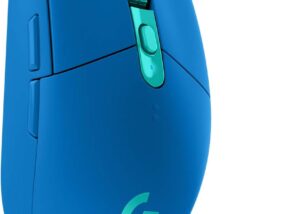 910-005280-BLUE G305 LIGHTSPEED Wireless Blue Gaming Mouse Logitech G305 LIGHTSPEED Wireless Gaming Optical Mouse , Hero 12K Sensor, 12,000 DPI, Lightweight, 6 Programmable Buttons, 250h Battery Life, On-Board Memory, PC/Mac - Blue