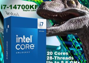 INTEL-14700KF-BOXED CPU i7 14700KF Intel Core Raptor Lake 20 Core CPU Intel Core i7-14700KF - Raptor Lake Core i7 14th Gen 20-Core (8P+12E) LGA 1700 125W , Up to 5.6 GHz Unlocked, 33MB Cache , None Integrated Graphics Desktop Processor - BOXED