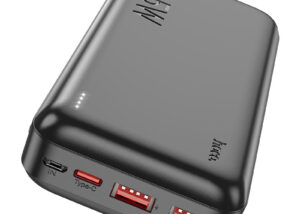 HOCO-J101A-20000 HOCO J101A Astute Mobile Power Bank 20000mAh HOCO J101A Astute, Mobile Power Bank, 20000mAh,  single Type-C and Two USB-A Outputs, Support Fast Charging Protocols , Short Circuit & Over-charge Protection - BLACK