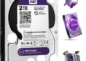 WD20PURX-64P6ZY0 WD Purple HDD 2TB Surveillance Hard Disk Drive WD Purple HDD 2TB Surveillance Hard Disk Drive - 5400 RPM Class SATA 6 Gb/s 64MB Cache 3.5 Inch - WD20PURX-64P6ZY0