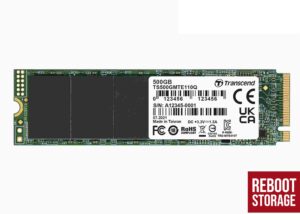 TS500GMTE110Q Transcend 500GB NVMe PCIe SSD M2 2280 QLC NAND Transcend 500GB PCIe SSD M.2 (2280) NVMe PCIe Gen3x4  , QLC NAND flash ,  Sequential Read Up to 1,900MBs ; Write Speed 900 MBs  - TS500GMTE110Q