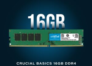 CB16GU3200 Crucial RAM 16GB DDR4 3200MTs UDIMM 288-pin Crucial RAM 16GB DDR4 3200MT/s CL22 UDIMM 288-pin 1.2V Desktop Memory - One Module - CB16GU3200 - GREEN