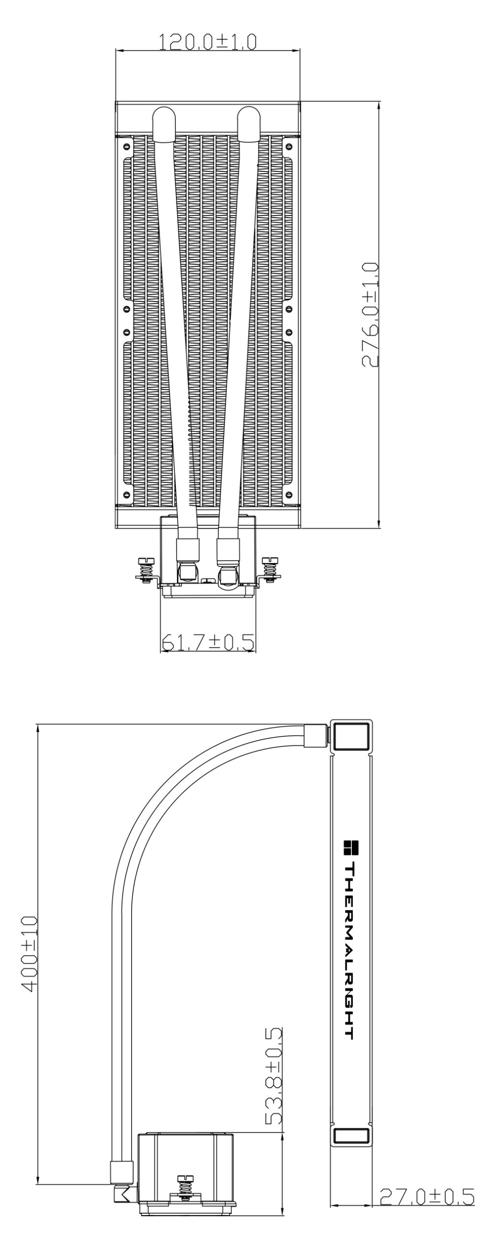 AQUA-ELITE-240-V3-W Aqua Elite 240 White V3 Liquid CPU Cooler Thermalright Aqua Elite 240 White V3 Liquid CPU Cooler, 240 Cooling Row Size, 2 x 120mm PWM Fans, S-FDB Bearings,for AMD/AM4/AM5, Intel LGA1150/1151/1155/1156/1200/2011/1700,Desktop CPU Cooler AIO | WHITE