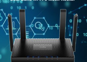 WR3000-EU AX3000 Dual Band Wi-Fi 6 Mesh Router Cudy WR3000 AX3000 Dual Band Wi-Fi 6 Mesh Router with MU-MIMO, OFDMA, and Smart Beamforming – Connect Over 100 Devices with Enhanced Security and Easy Cloud Management